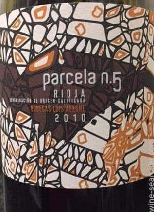 Bodegas Luis Alegre Rioja Parcela n.5 2012