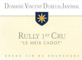 Vincent Dureuil Janthial Rully Blanc Meix Cadot Vieilles Vignes 2015