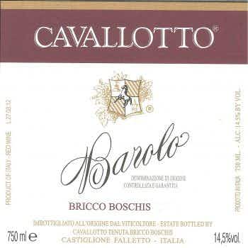 Cavallotto Barolo Bricco Boschis 2013