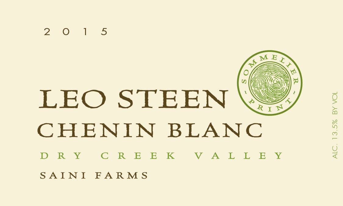 Leo Steen Dry Creek Valley Chenin Blanc 2015