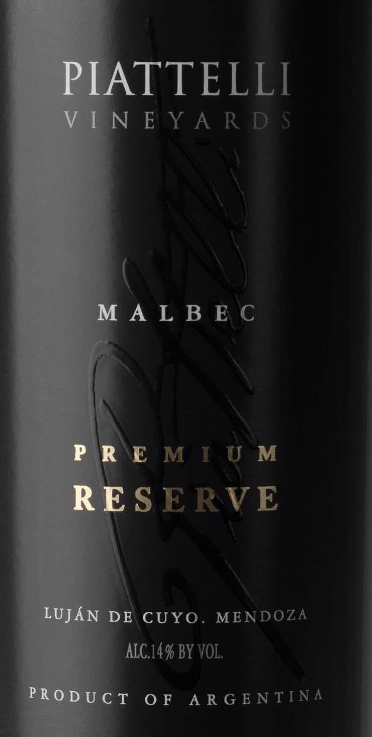 Piattelli Premium Reserve Malbec 2016