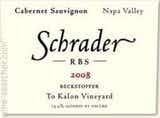Schrader Cellars RBS Beckstoffer To Kalon Vineyard Cabernet Sauvignon 2015