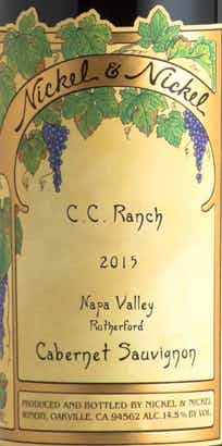 Nickel & Nickel C.C. Ranch Cabernet Sauvignon 2015