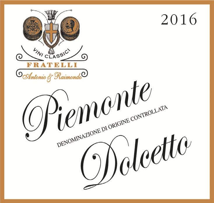Fratelli Antonio & Raimondo Piemonte Dolcetto 2016