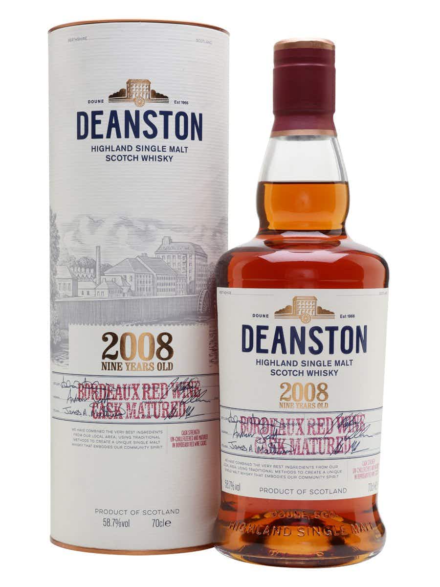 Deanston Distillery DEANSTON HIGHLAND 2008 BORDEAUX CASK FINISH 750ML 2008