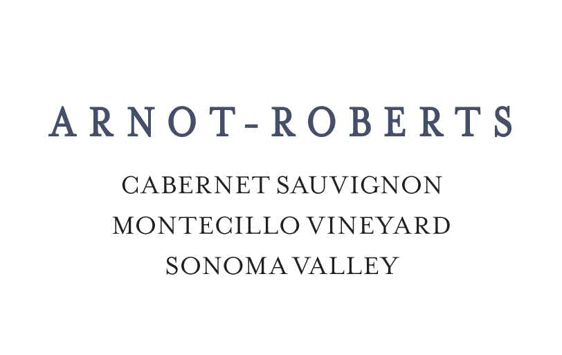 Arnot Roberts Montecillo Vineyard Cabernet Sauvignon 2014