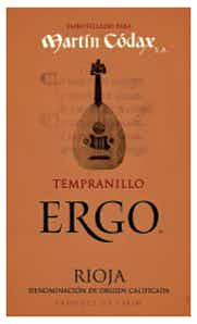 Bodegas Martin Codax Ergo Tempranillo 2015