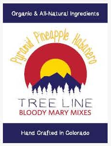 Tree Line Bloody Mary Mixes Pyramid Pineapple Habanero Bloody Mary Mix 32oz Bottle