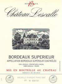 Château-Lescalle Bordeaux Supérieur 2015