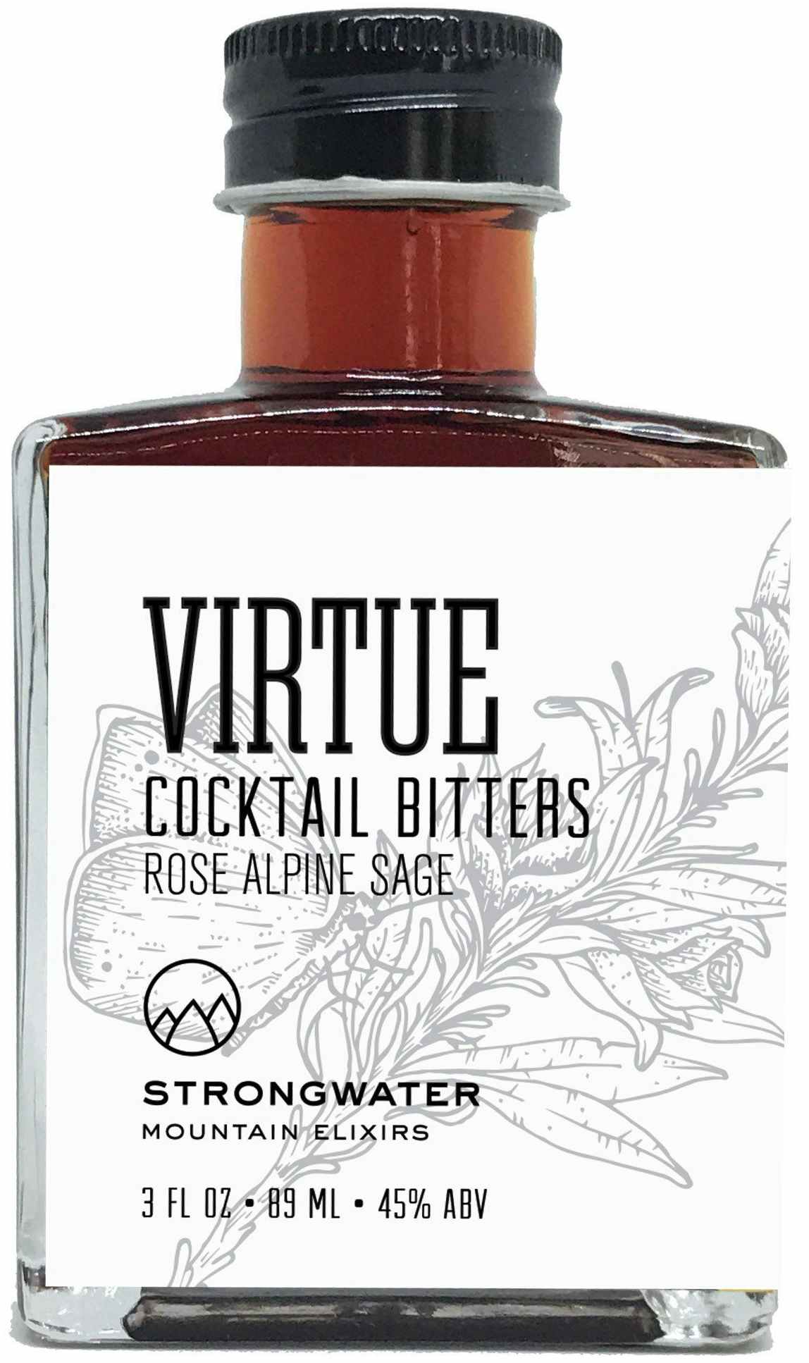 Strongwater VIRTUE - Rose Alpine Sage Bitters 3oz