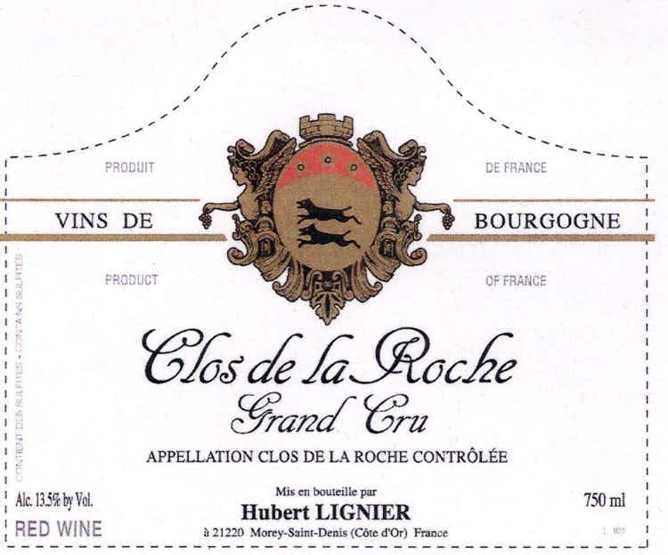 Domaine Hubert Lignier Clos de la Roche 2013