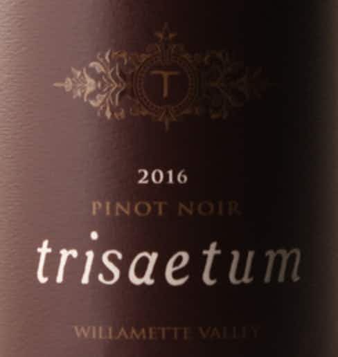 Trisaetum Willamette Valley Pinot Noir 2016