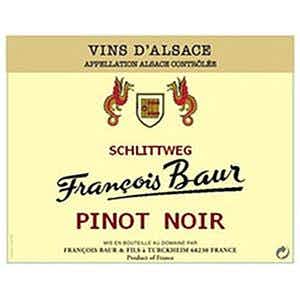 Francois Baur Schlittweg Pinot Noir 2016 Bottle
