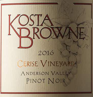 Kosta Browne Cerise Pinot Noir 2016
