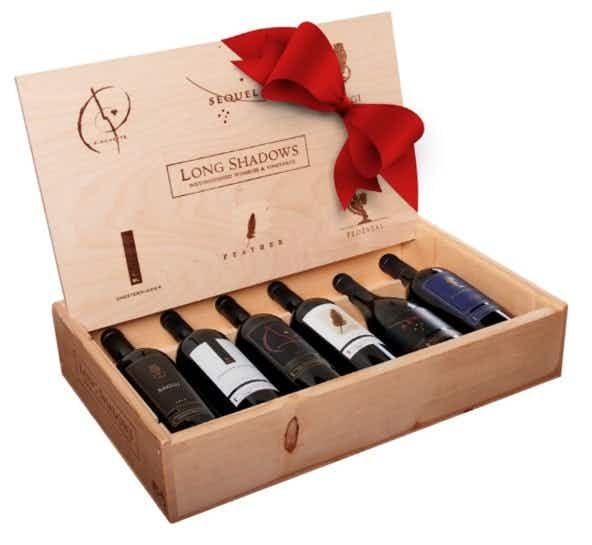 Long Shadows Vintner's 6 Pack Wood Box 2015