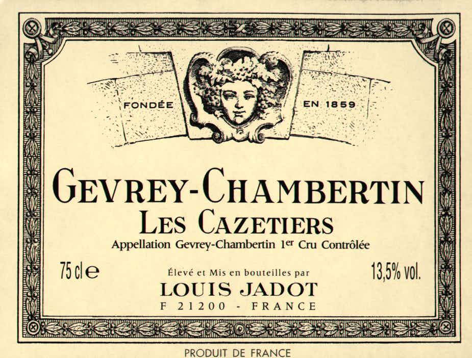 Louis Jadot Gevrey Chambertin Les Cazetiers 2015