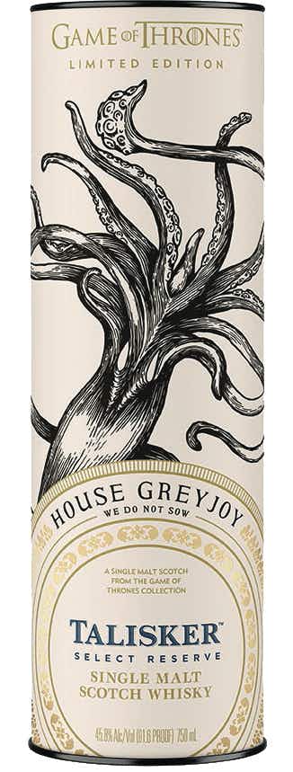 The Game of Thrones Whisky Collection Talisker Select Reserve House Greyjoy