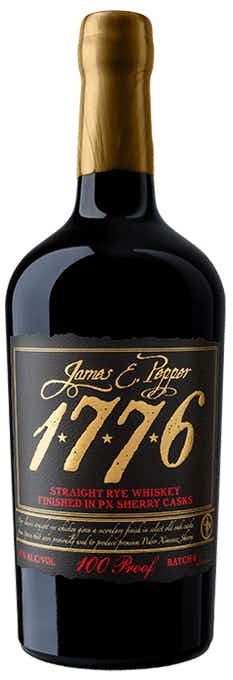 James E. Pepper 1776 Straight Rye Whiskey Sherry Cask Batch #PX2 NV