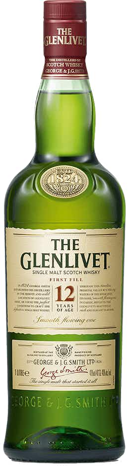 The Glenlivet First Fill Single Malt Scotch Whiskey 12 year old