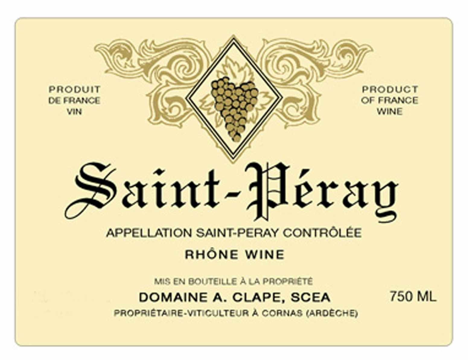 Domaine Auguste Clape St. Peray Blanc 2017