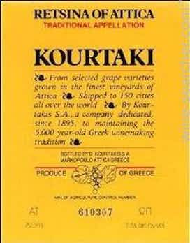 Kourtakis Retsina aus Attika