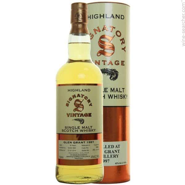 Glen Grant bottled by Signatory Single Malt Scotch Whisky 1997