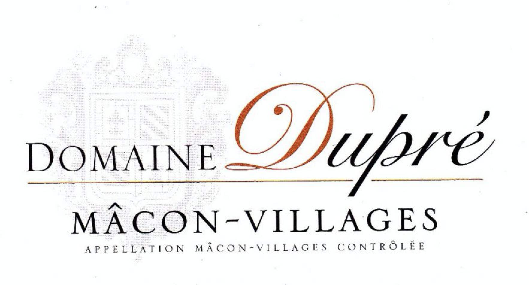 Domaine Dupré Bourgogne Blanc 2017
