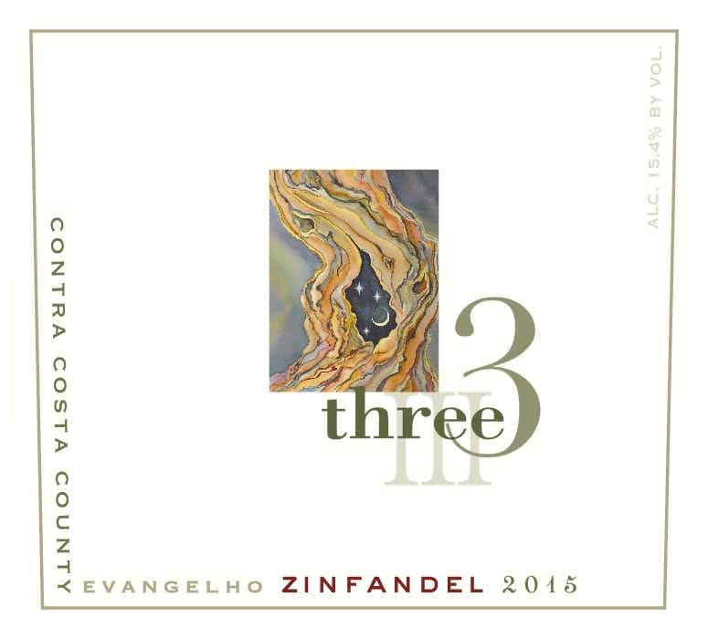 Three Wine Company Evangelho Vineyard Zinfandel 2015