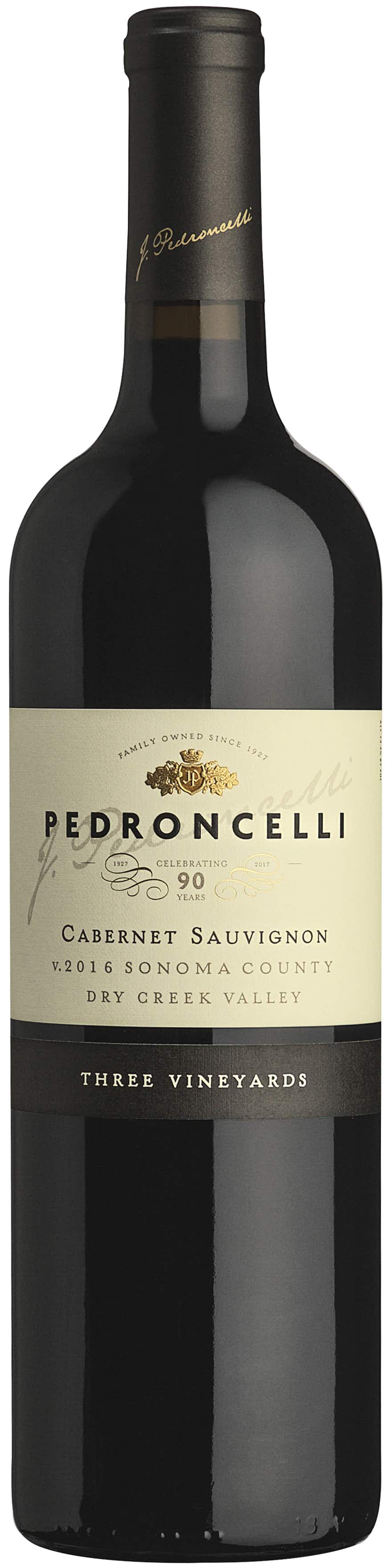 Pedroncelli Three Vineyards Cabernet Sauvignon 2016