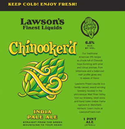 Lawson's Finest Liquids Chinooker'd IPA 4 pack 12oz Can