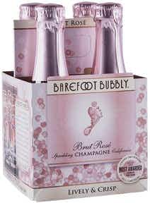 Barefoot Bubbly Brut Rose 4 pack 187ml