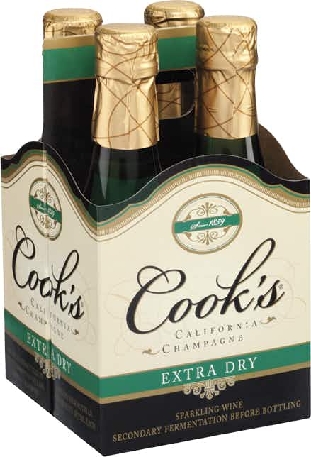 Cook's Extra Dry 4 pack 187ml