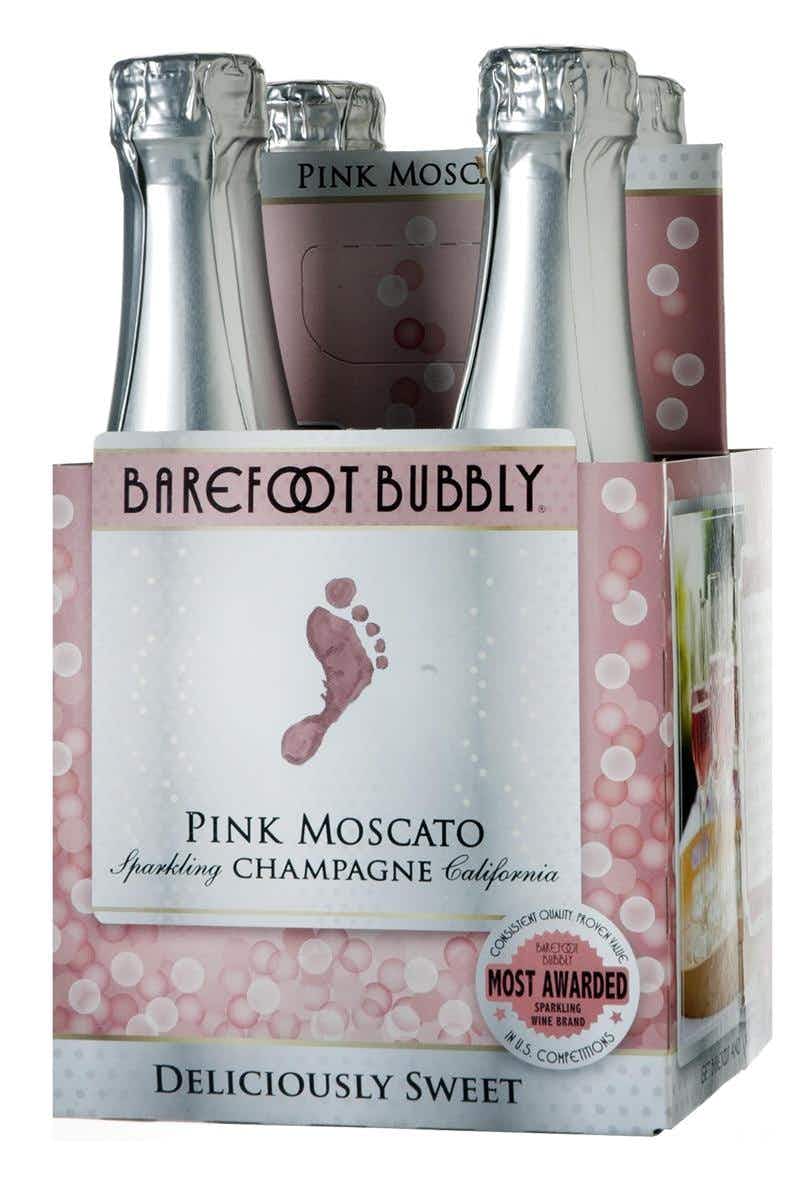 Barefoot Bubbly Pink Moscato 187ml