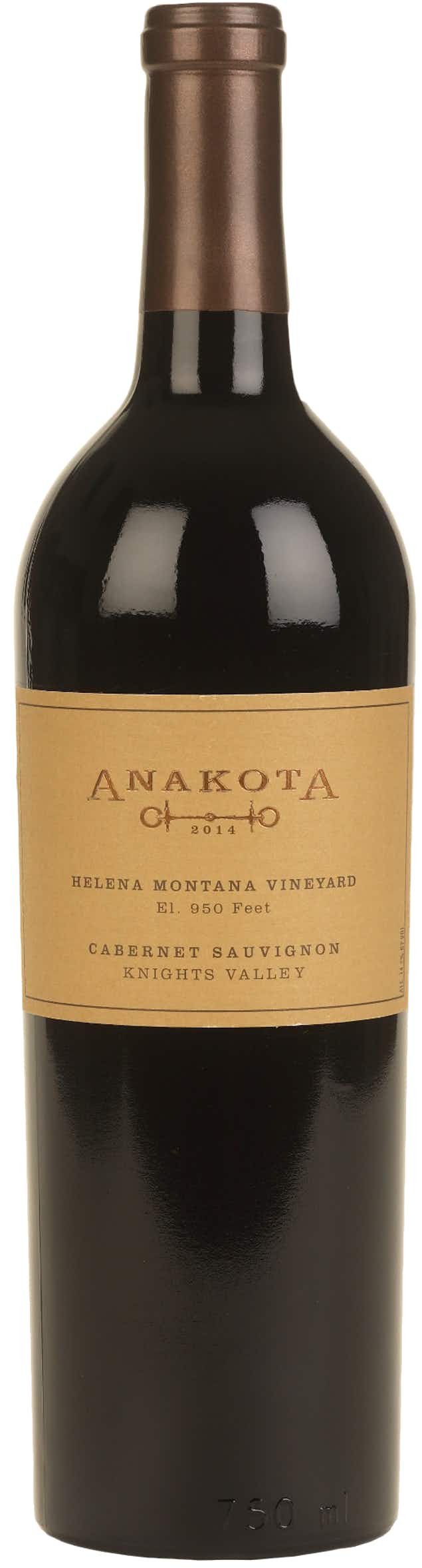 Anakota Helena Montana Vineyard Cabernet Sauvignon 2014
