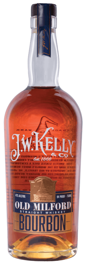 J.W. Kelly & Co. Old Milford Straight Bourbon Whiskey
