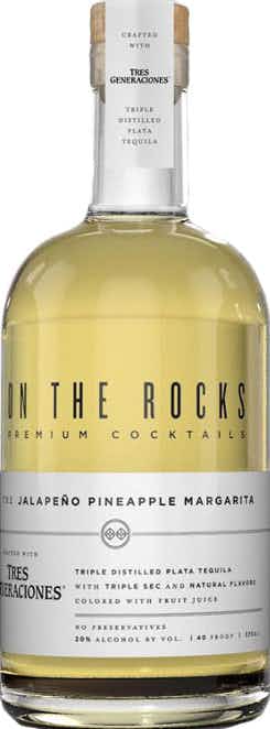 On The Rocks Premium Cocktails Jalapeno Pineapple Margarita 375ml