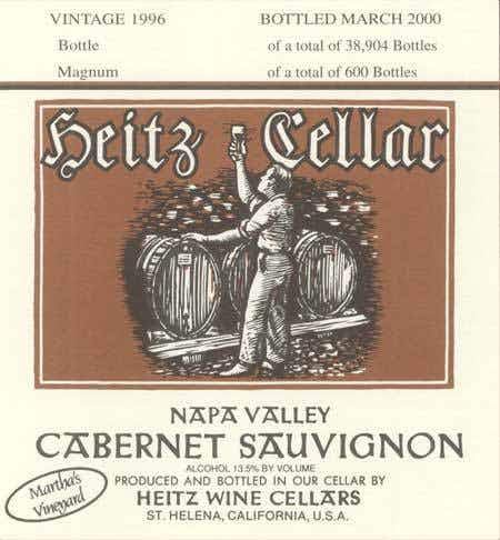Heitz Cellar Martha's Vineyard Cabernet Sauvignon 1985