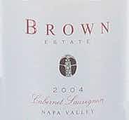 Brown Estate Cabernet Sauvignon 2004