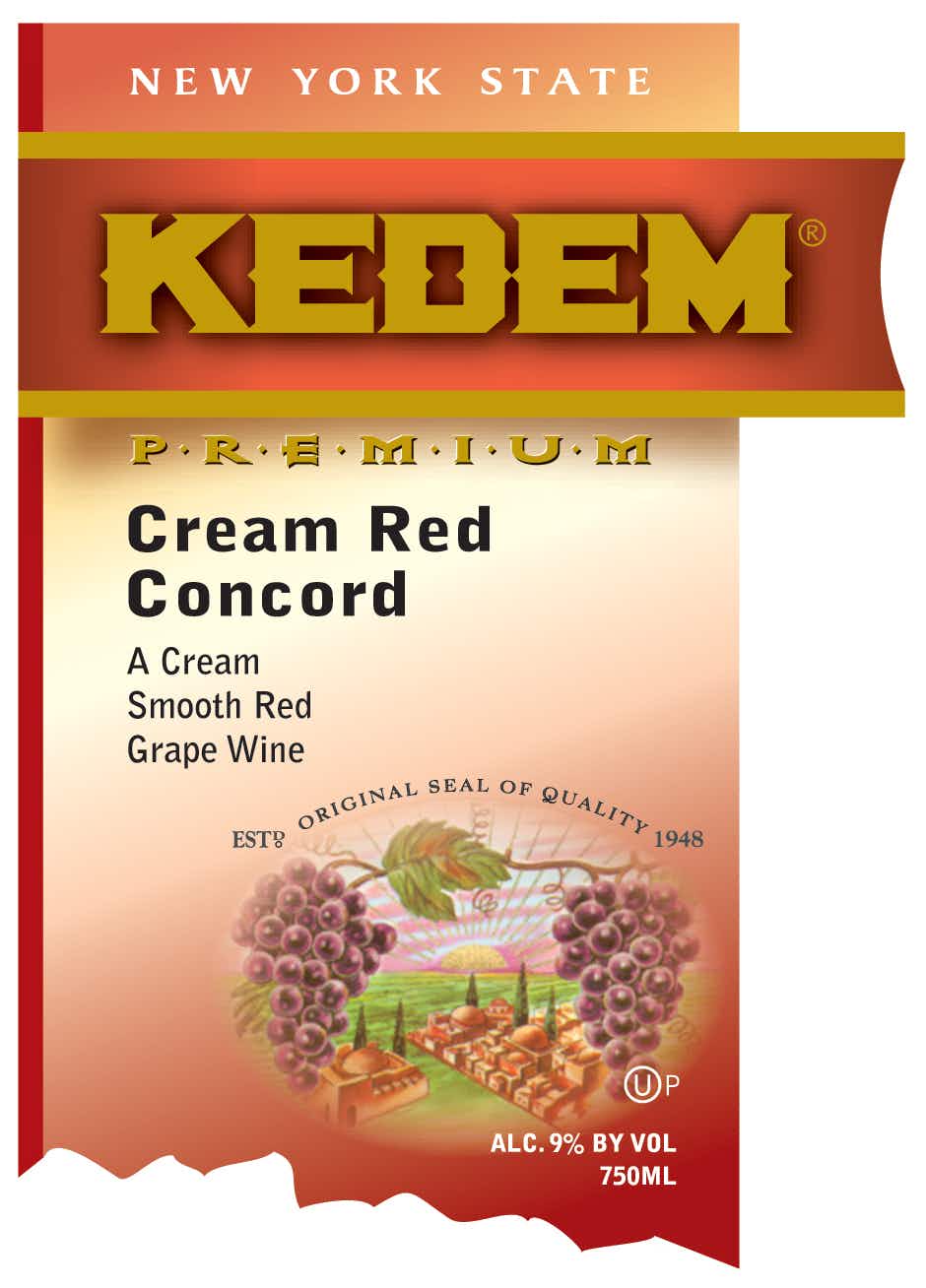 Kedem Cream Red Concord